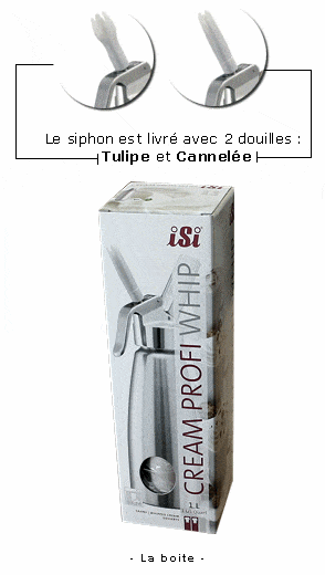 Douille Isi Tulipe et douille cannel�e