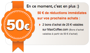 Cadeau Delonghi - 50 € de chèque cadeau