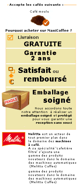 Cafeti�re filtre melitta