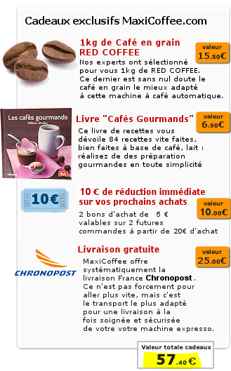 Melitta Caffeo Lounge : L'offre cadeau exclusive MaxiCoffee