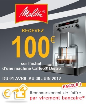 Melitta Caffeo Solo : Détail du remboursement