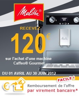 Melitta Caffeo Solo : Détail du remboursement