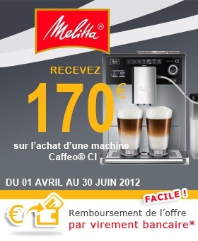 Melitta Caffeo Solo : D�tail du remboursement