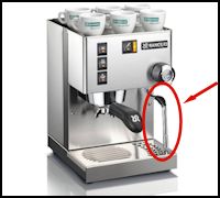 bouton vapeur rancilio
