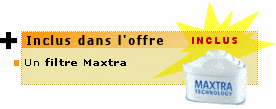 Cartouche Maxtra pour brity offerte