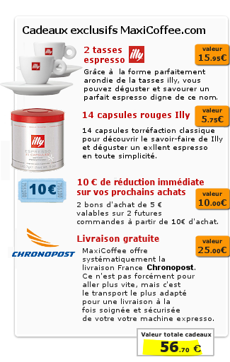 cadeau illy machine x7