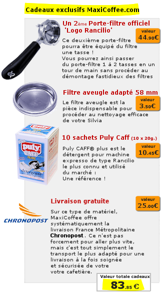 Test, essai et cadeau Rancilio sur MaxiCoffee