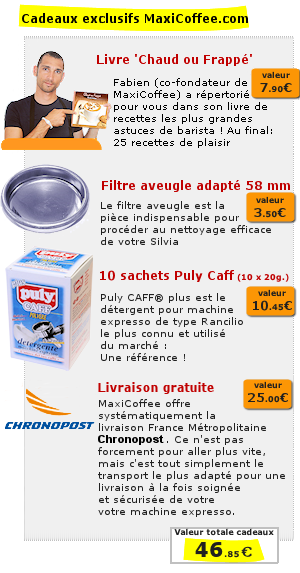 Offre cadeau pour machine expresso Lelit