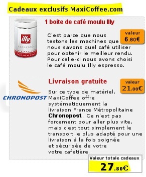 cadeau caf� pour Solac