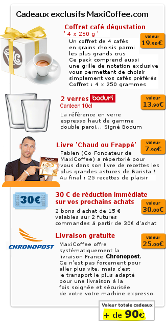 L'offre cadeau unique pour Jura ENA et Jura IMPRESSA
