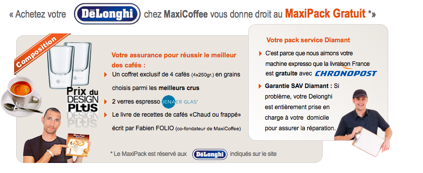 Garantie DeLonghi - Gamme Ecam