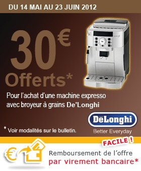 De'Longhi Magnifica : Détail du remboursement