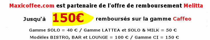 discount-melitta jusqu'� 150� rembours�s