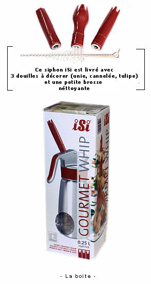 Chantilly iSi Gourmet Whip 1/4 litre