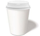 100 gobelets am�ricains blanc 35 cl + couvercles