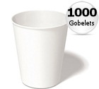 1000 gobelets am�ricains blanc 25 cl - new 2011