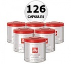 126 x Capsule illy Iperespresso rouge
