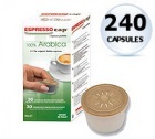 240 x Capsule 100% Arabica pour Cubo Espresso Cap