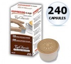 240 x Capsules Top Classic pour Cubo Espresso Cap