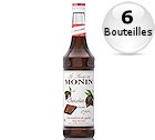 6 x Sirop Monin - Chocolat - 70cl