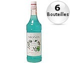 6 x Sirop Monin - Menthe Glaciale - 1 l