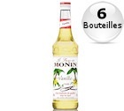 6 x Sirop Monin - vanille (french vanilla)- 70cl