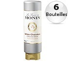 6 x Coulis Chocolat Blanc 500ml - Monin