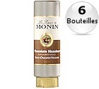 6 x Coulis Chocolat Noisette 500 ml - Monin