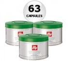 63 x Capsule illy Iperespresso vert d�caf�in�