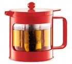 Th�i�re � Piston Bean Tea Press 1L Rouge - Bodum