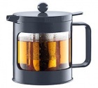 Th�i�re � Piston Bean Tea Press 1L Gris fonc� - Bodum