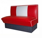 Banquette de Diner "Malibu" Rouge