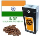 Caf� en grains Inde Malabar Mousson - 125 g