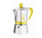 Cafeti�re  Moka Break Bialetti Deco jaune 6 tasses