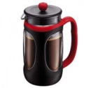 Cafeti�re  �  Piston Bodum 1L "Young Press" Noire et Rouge 1 L