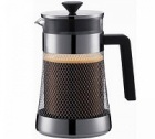 Cafeti�re  � piston Bodum PRESSO 8 tasses 1 L - inox brillant