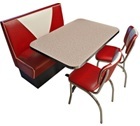 Set de Diner : Banquette et Chaises "American Beauty"