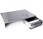 Base Inox avec Tiroir pour duo machine/moulin � caf�