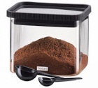 Bocal en verre � caf� / th� Bodum + 2 cuill�re