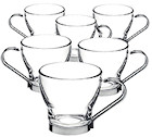 6 verres  espresso Oslo avec anse - 10 cl