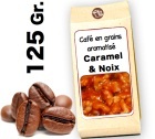 Caf� grain aromatis�   Caramel  et Noix - 125g