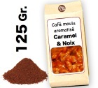 Caf� moulu aromatis�   Caramel  et Noix - 125g
