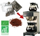50 doses de caf� moulu Bio pour Bravilor / Bunn