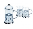 Cafeti�re �  piston (French Press) Bulle 0.35 Litre + 2 mugs