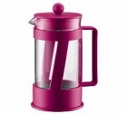 Cafeti�re     � Piston rose Bodum 1 L Crema 8 tasses