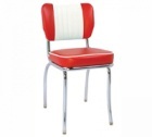 Chaise de Diner Malibu SH Rouge/Blanc