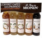 Coffret caf�s gourmands - 5 mignonettes de sirop - Monin
