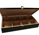 .Coffret en bois vide pour dosettes E.S.E suremball�es - Noir