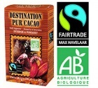 Cacao pur 100% Bio Equitable - 250g