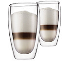 2 verres BODUM PAVINA 45cl